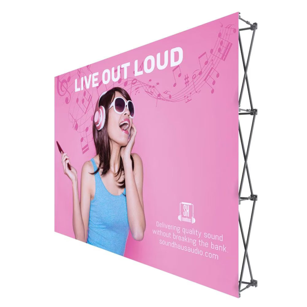 10 ft. Fabric Pop Up Display